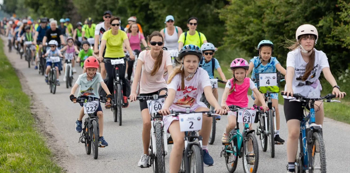 Gmina Inowrocław - Ponad 200 rowerzystów na trasie. Majowy Rajd Rowerowy w gminie Inowrocław