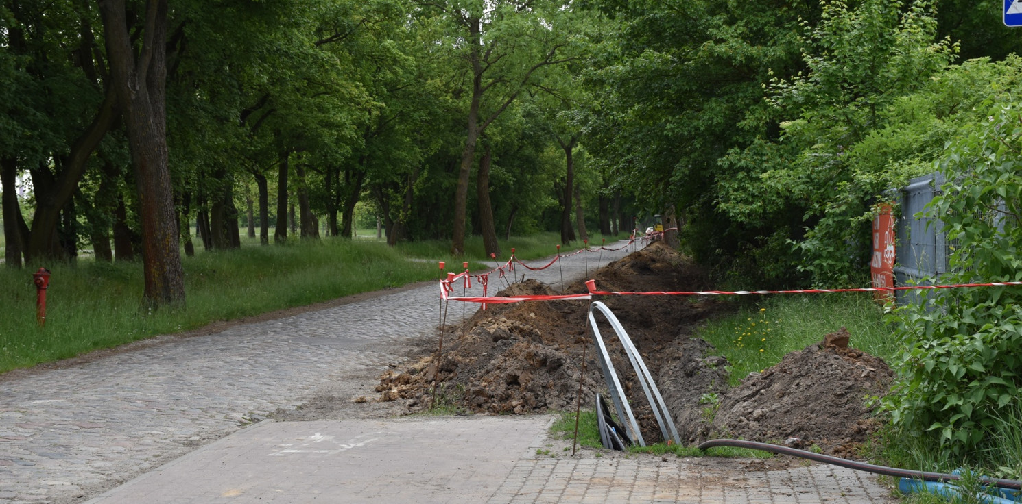 Inowrocław - Roboty w Solankach. Trwają prace przy infrastrukturze
