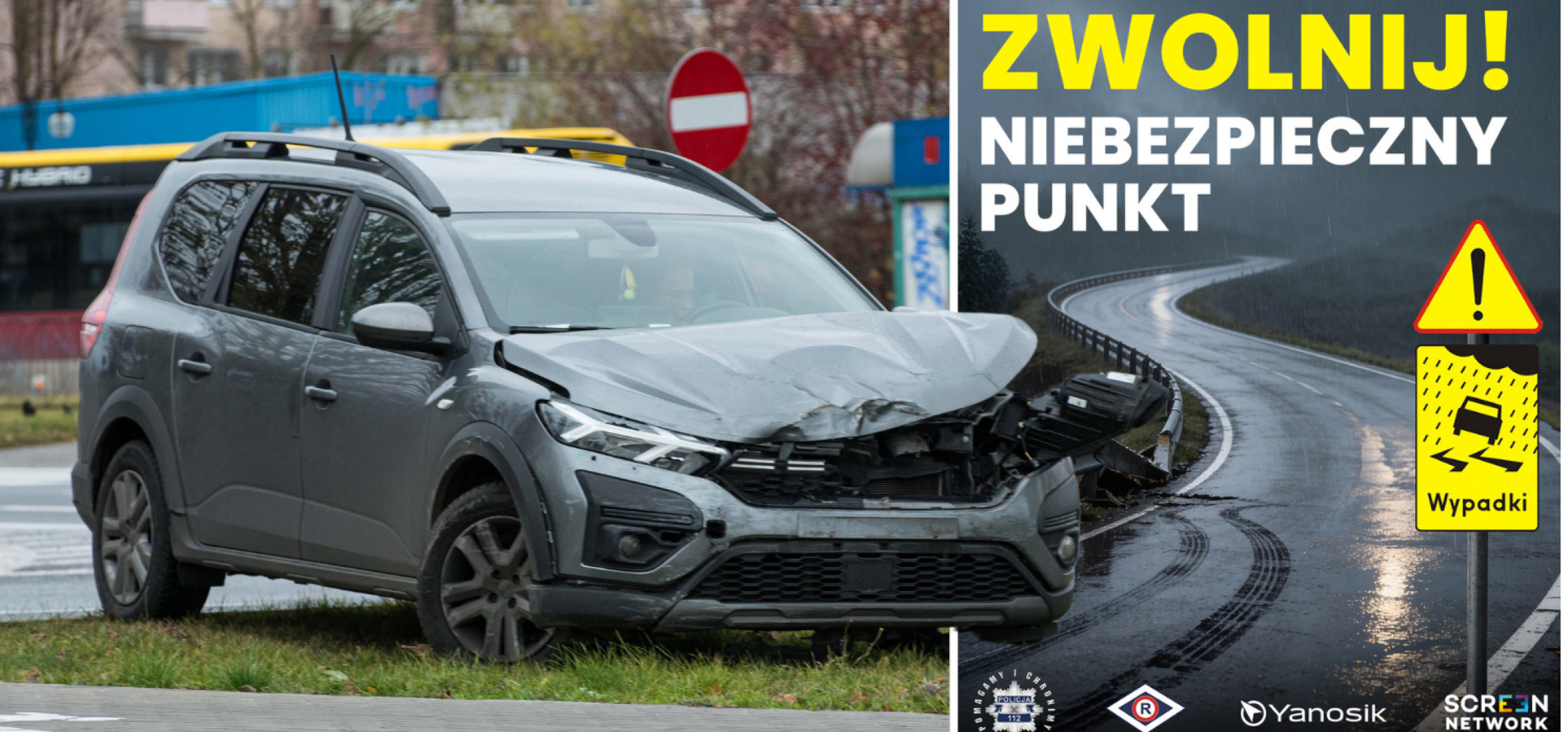 Niebezpieczne punkty na mapie Inowrocławia w Yanosiku