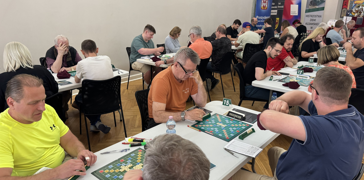 Inowrocław - Tu liczy się każde słowo. Już wkrótce mistrzostwa Scrabble pod Inowrocławiem