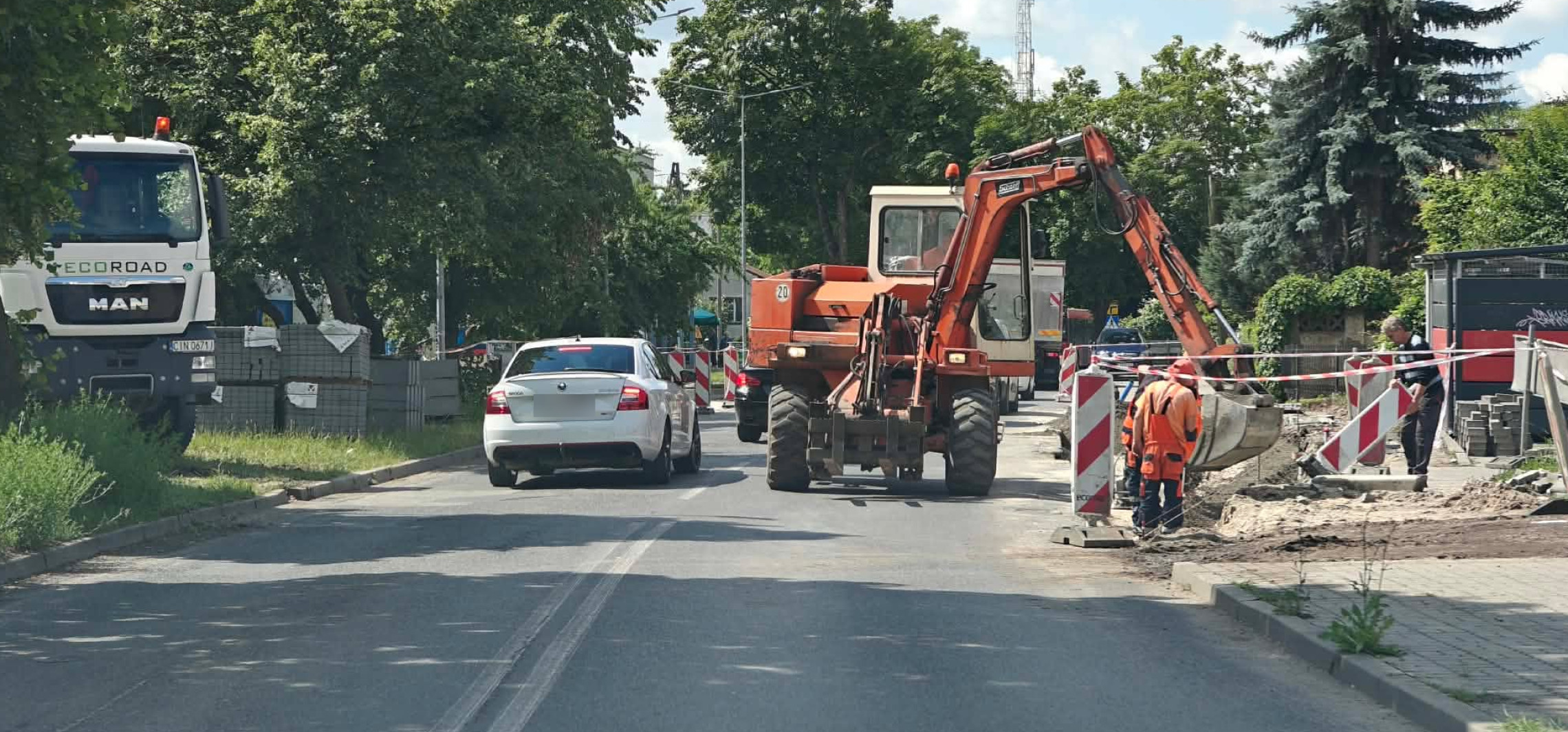 Ruch wahadłowy na osiedlu Piastowskim