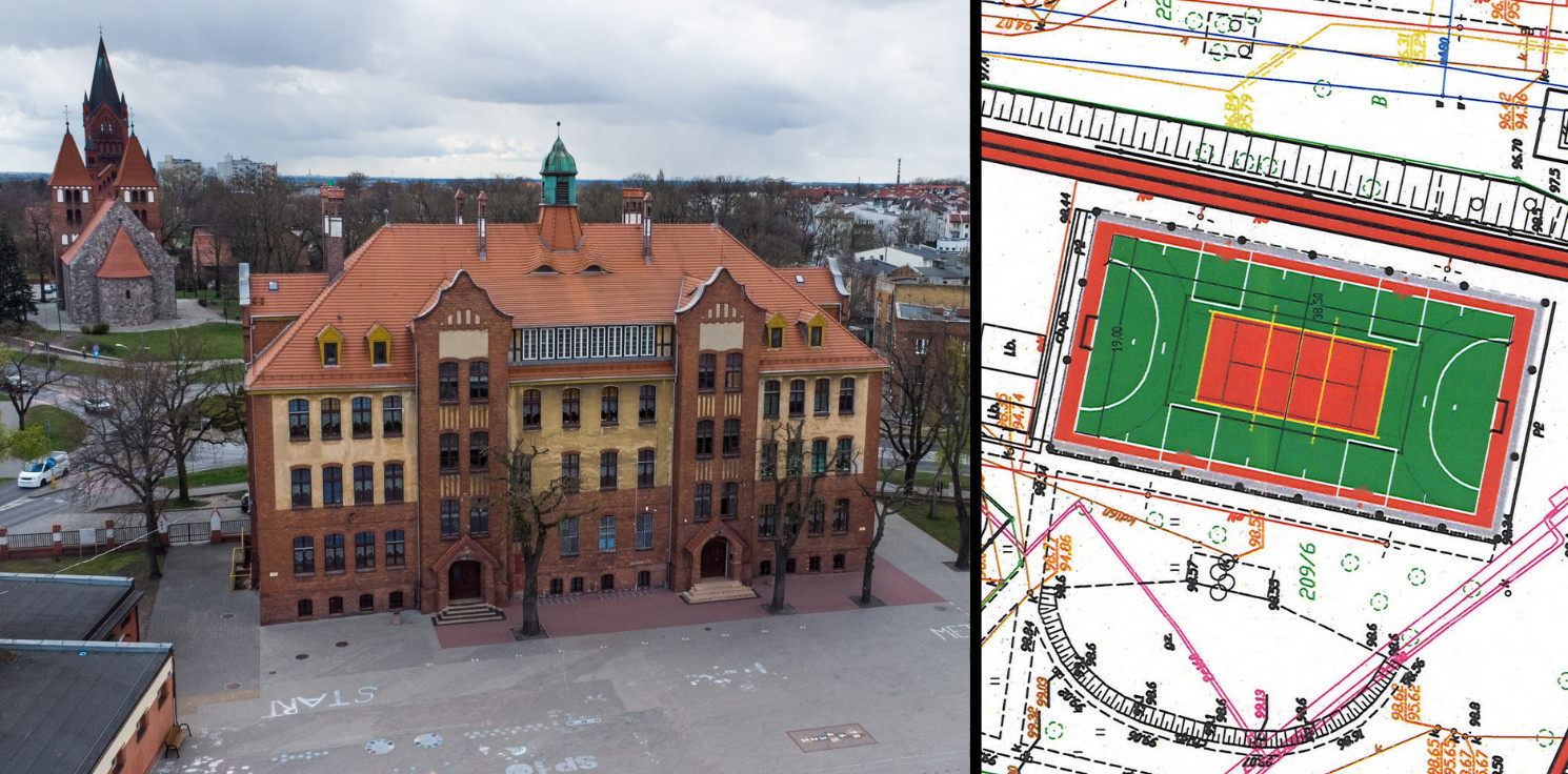 Inowrocław - Jest przetarg na nowe boisko przy SP nr 1