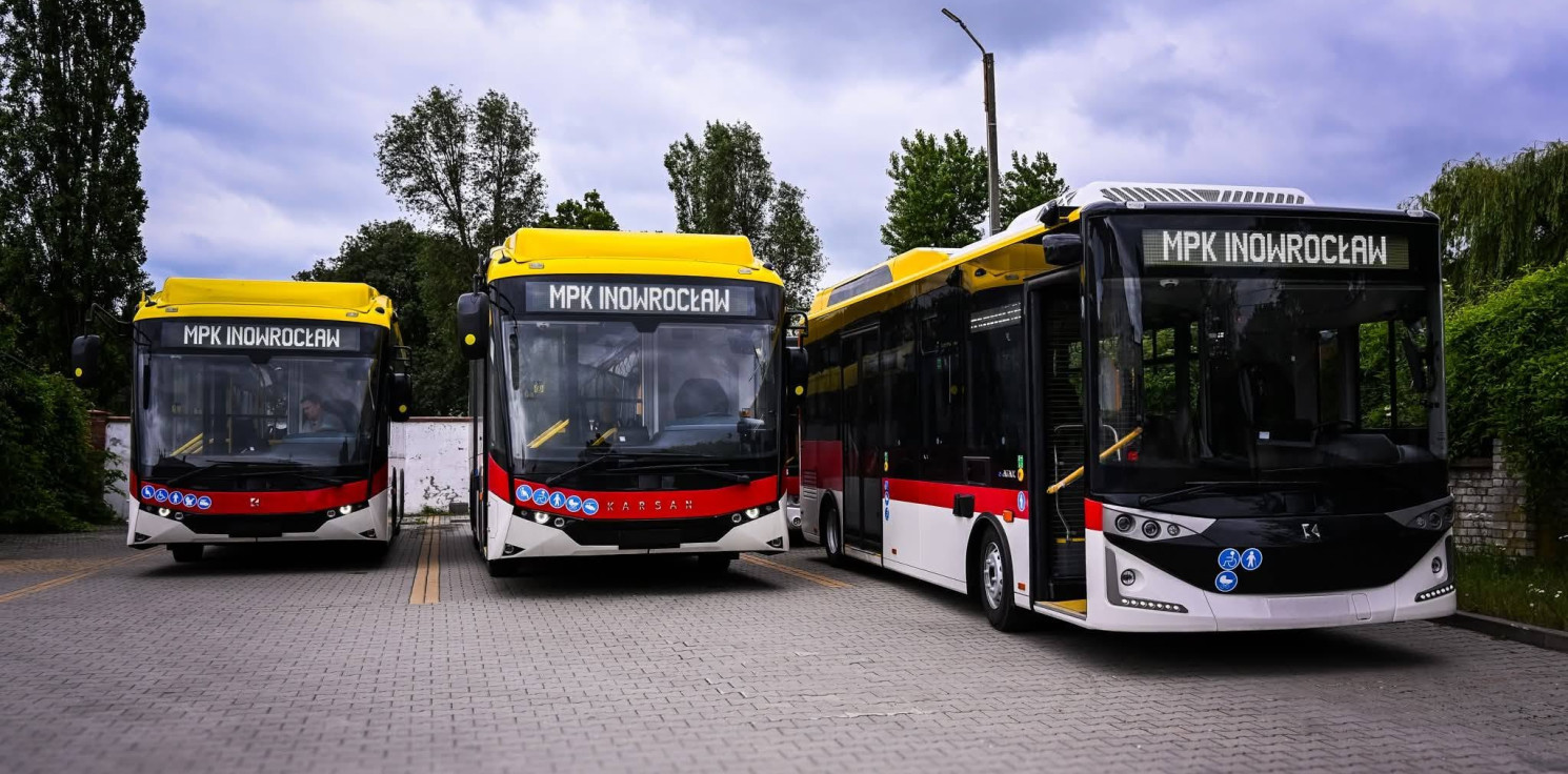 Inowrocław - Ósmy w tym roku nowy autobus w MPK. To rodzynek