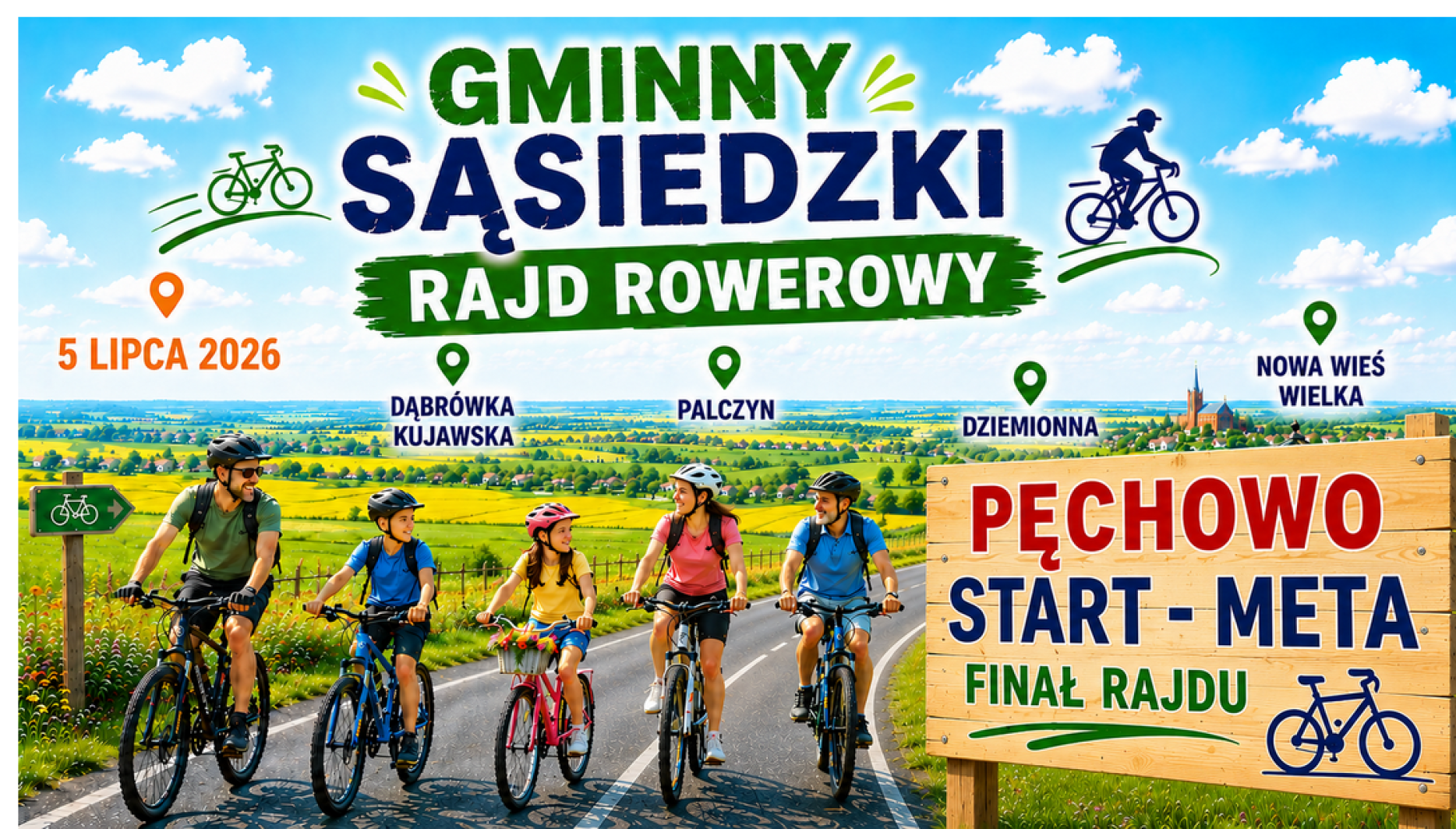 Rowerowa integracja sąsiadów. Pierwszy taki rajd już w lipcu