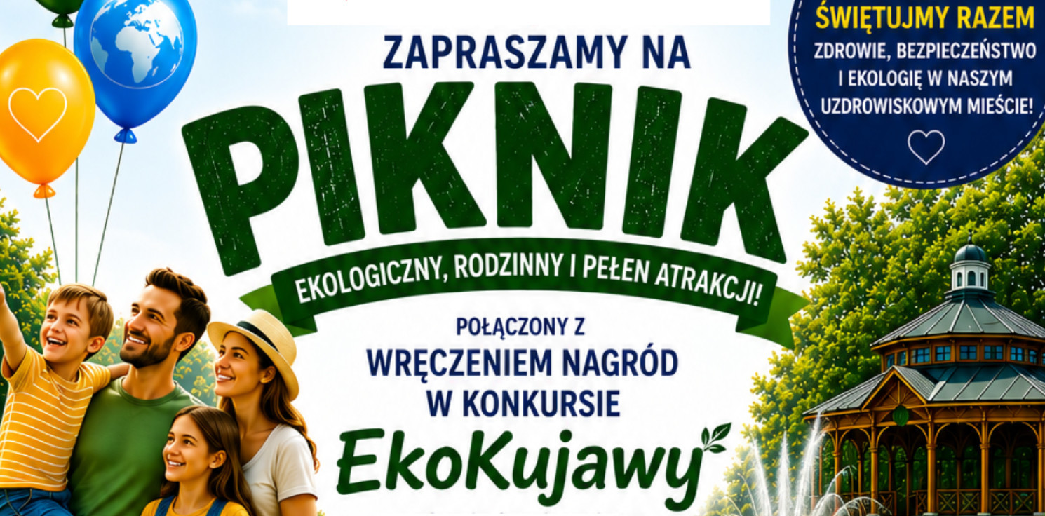 Inowrocław - Zapraszamy na Rodzinny Piknik Ekologiczny w Inowrocławiu