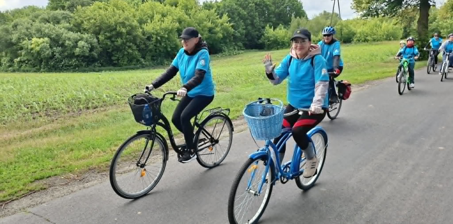 Inowrocław - Poznawali przemysłowe Kujawy z siodełka roweru