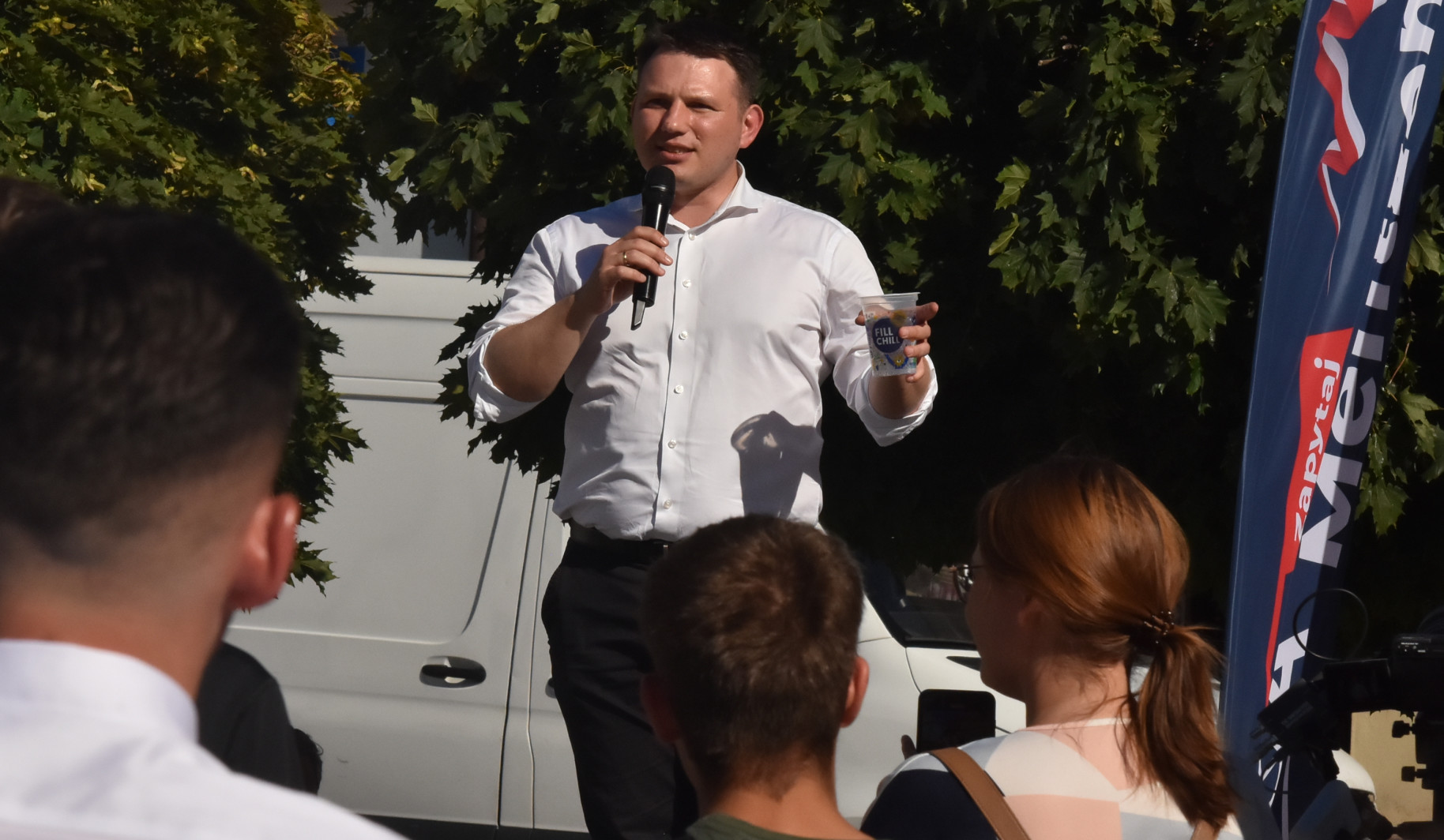 Mentzen w Inowrocławiu. O co pytali mieszkańcy?