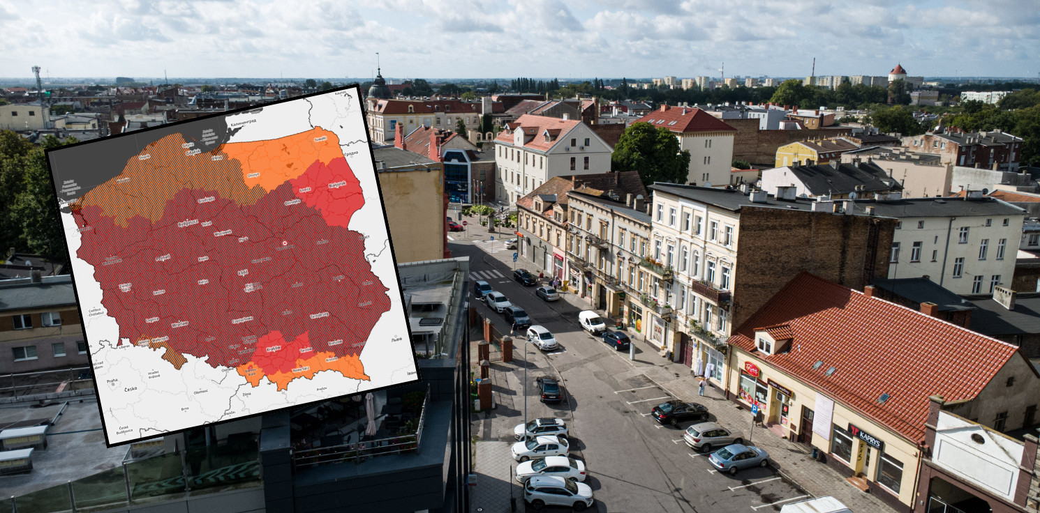 Inowrocław - Obowiązuje najwyższe ostrzeżenie przed upałem