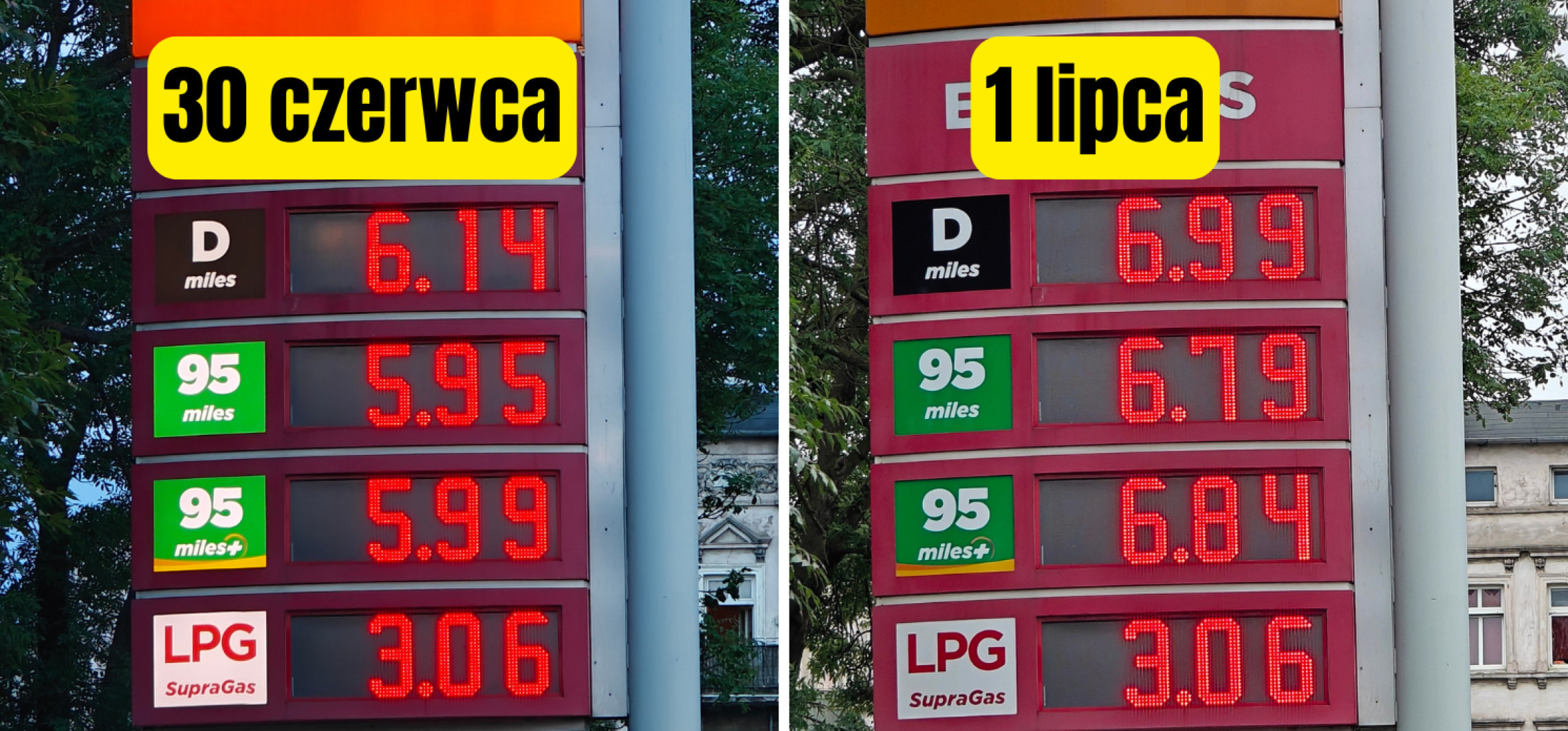Ceny paliw mocno w górę