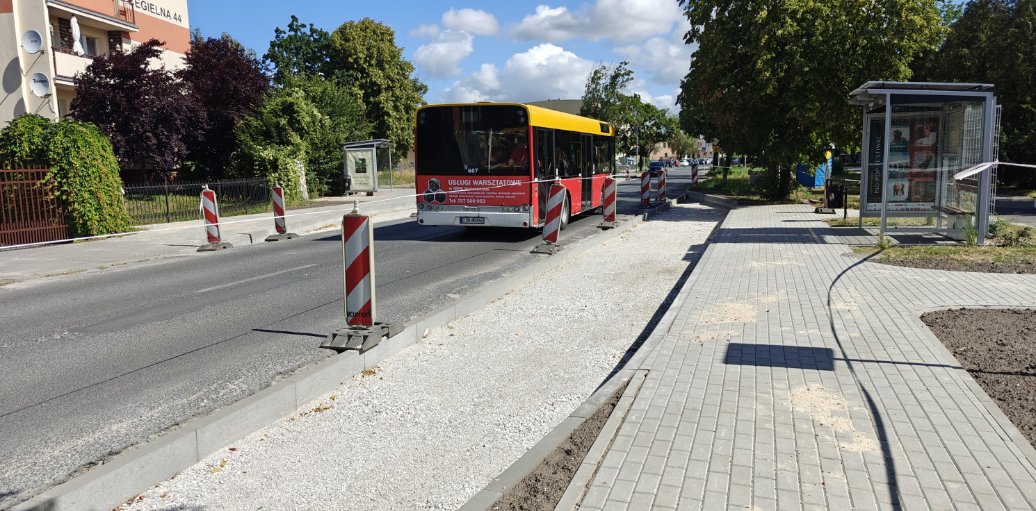 Inowrocław - Remont zatok potrwa jeszcze miesiąc