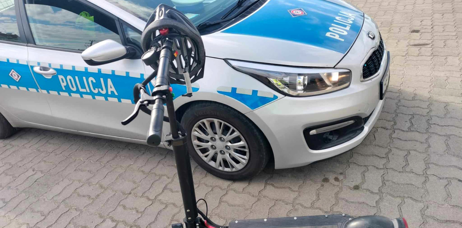 Region - Prawie 2 promile na hulajnodze. 41-latek stanie przed sądem