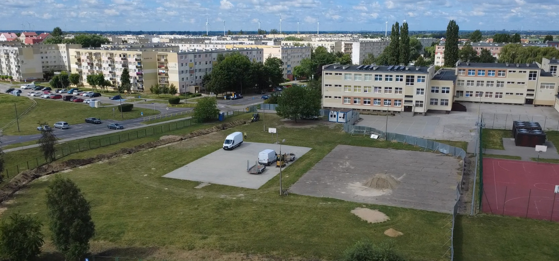 Byliśmy na placu budowy lodowiska na Rąbinie [video]