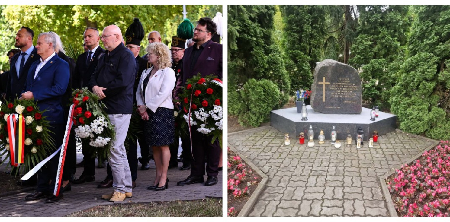 Inowrocław - Usunięto kwiaty spod pomnika ofiar Wołynia. Radny pyta, dlaczego