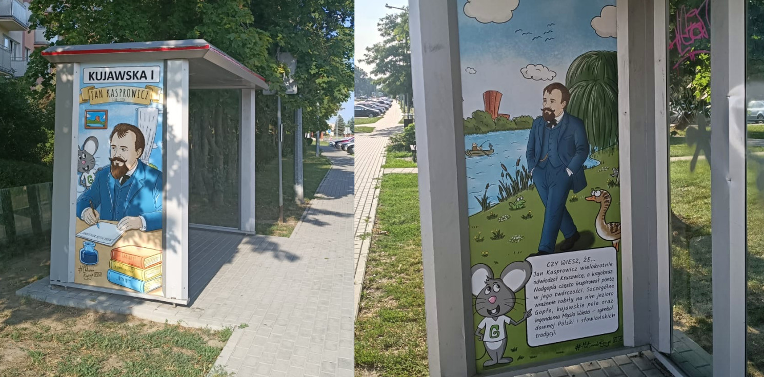 Kruszwica.online - Przystanki w Kruszwicy są jak z bajki