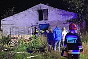 Pożar stodoły w gminie Kruszwica