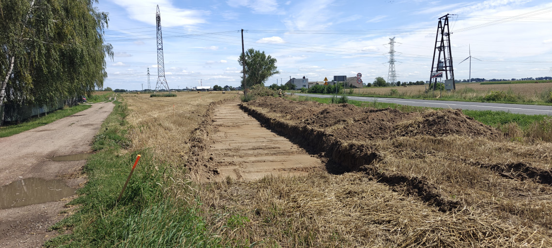 Rowerem do Janikowa. Ruszyły prace na pierwszym odcinku nowej ścieżki