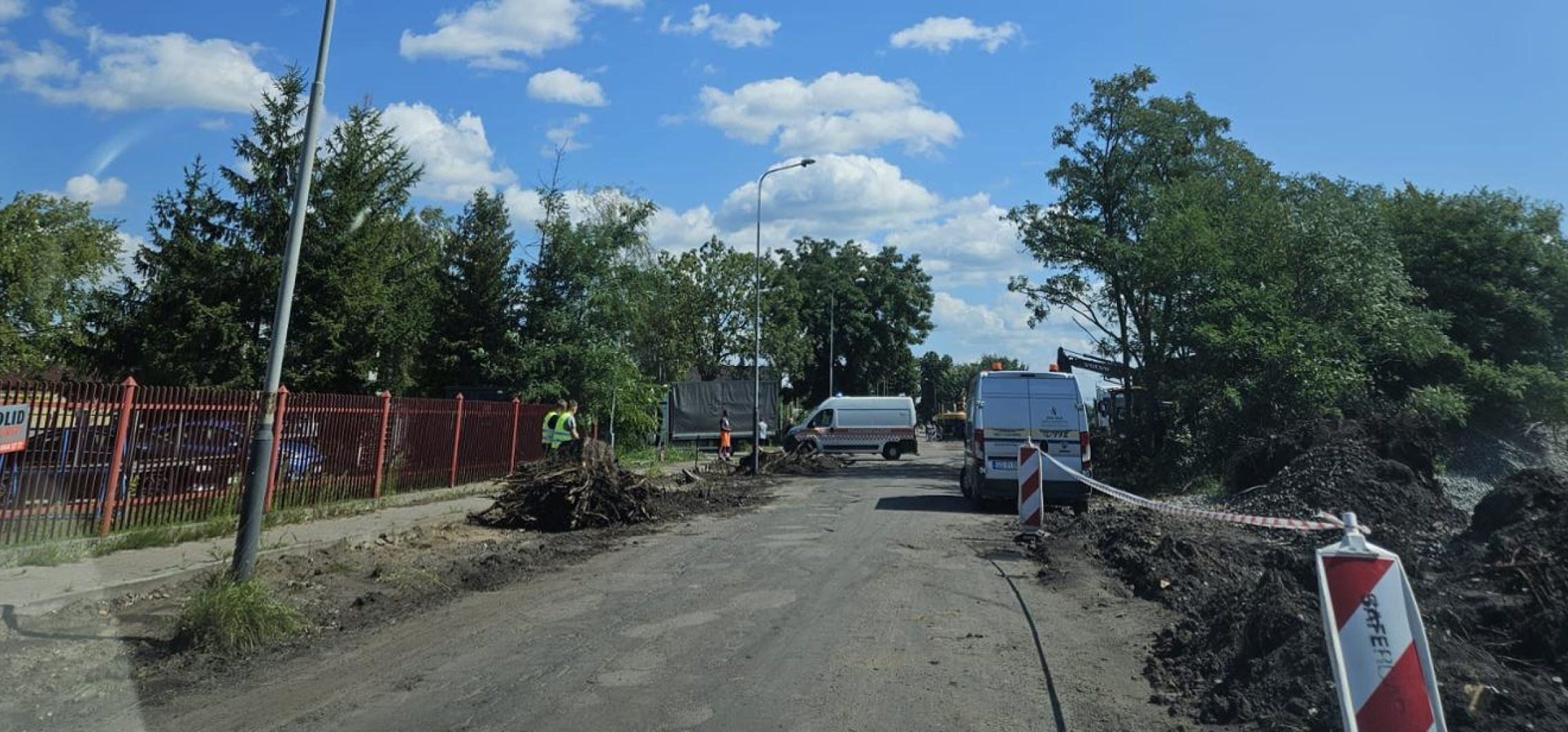 Uszkodzili gazociąg i linię energetyczną. Interweniowały służby