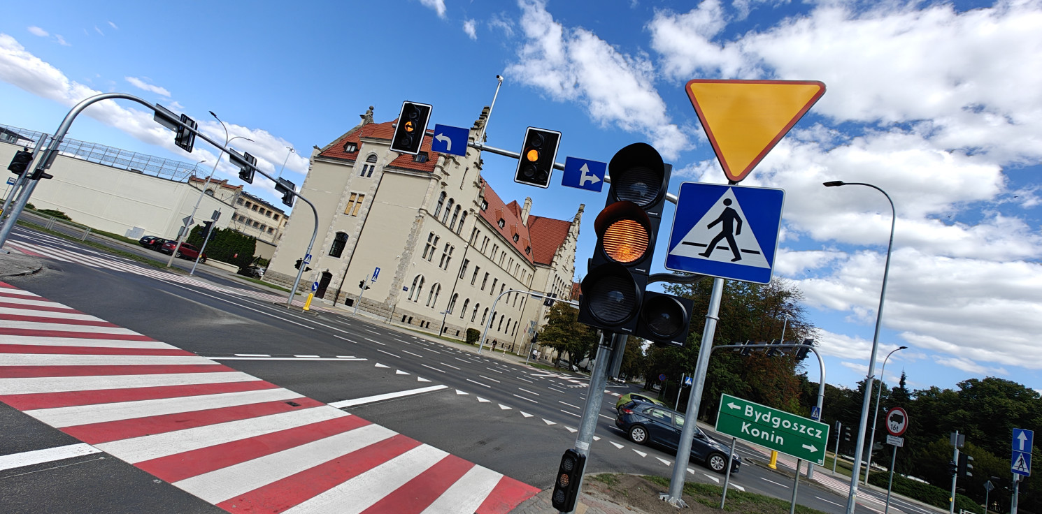 Inowrocław - Sygnalizacja przy sądzie ruszy w tym tygodniu