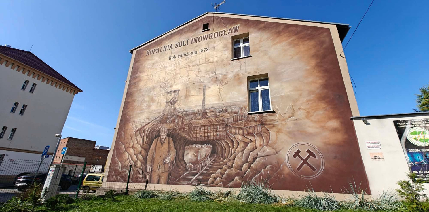 Inowrocław - W Inowrocławiu powstał nowy mural