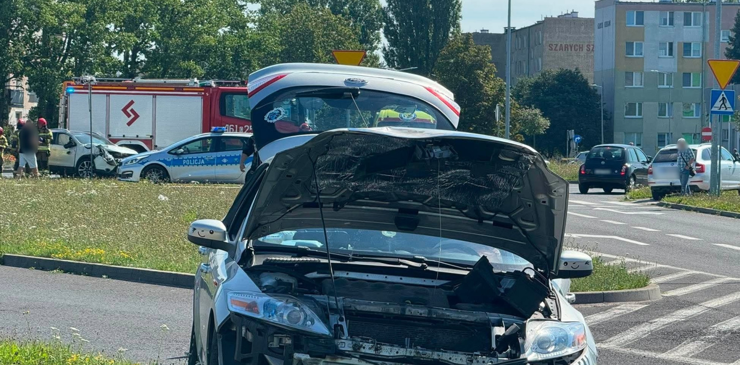 Inowrocław - Zderzenie na Wojska Polskiego. Jedna osoba poszkodowana