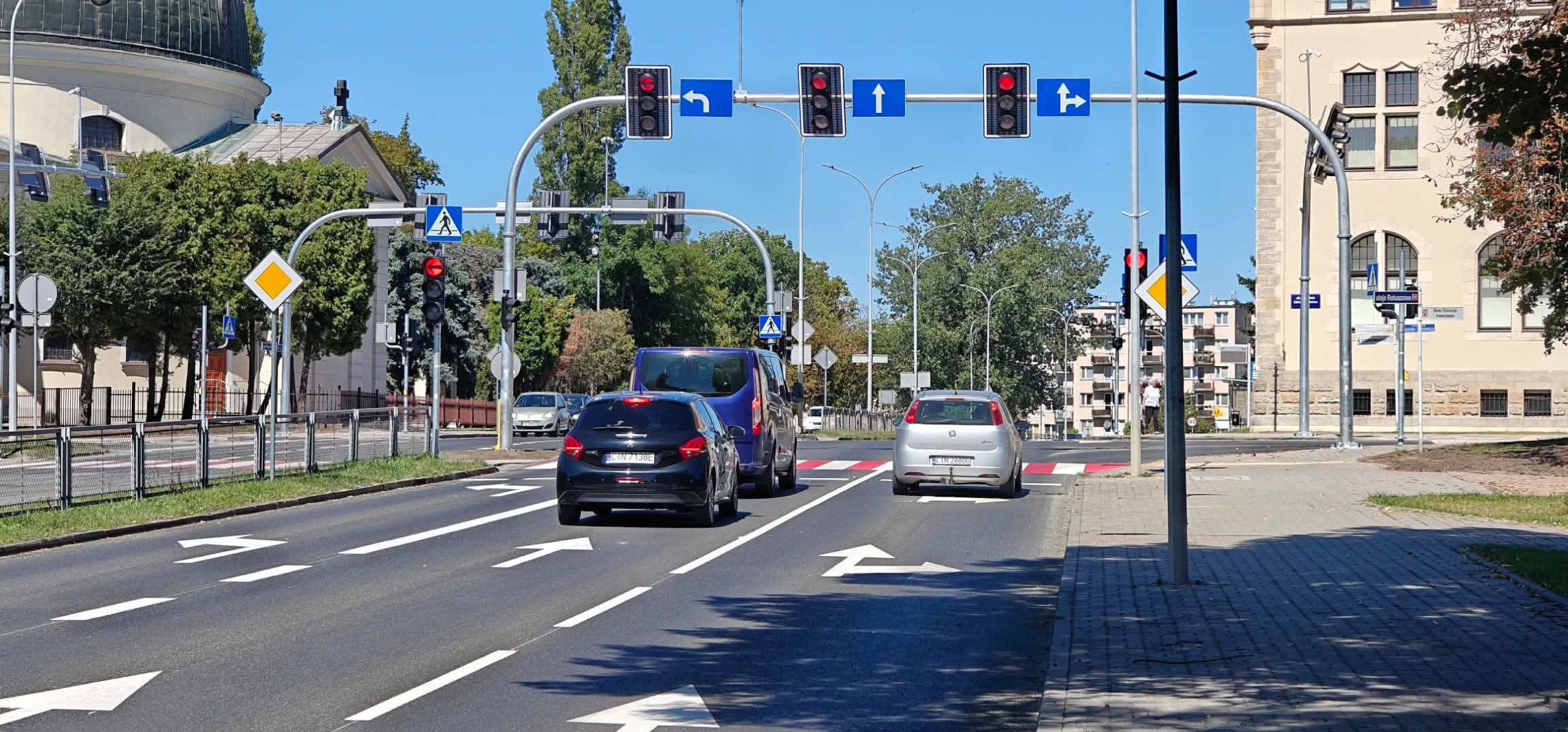 Uruchomiono nową sygnalizację świetlną przy sądzie