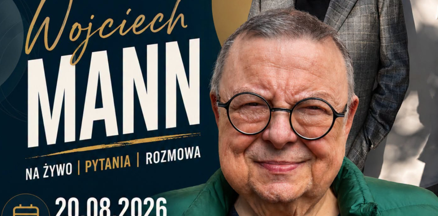 Gniewkowo.online - 30 sekund, mikrofon i Wojciech Mann. Wyjątkowe spotkanie w Gniewkowie