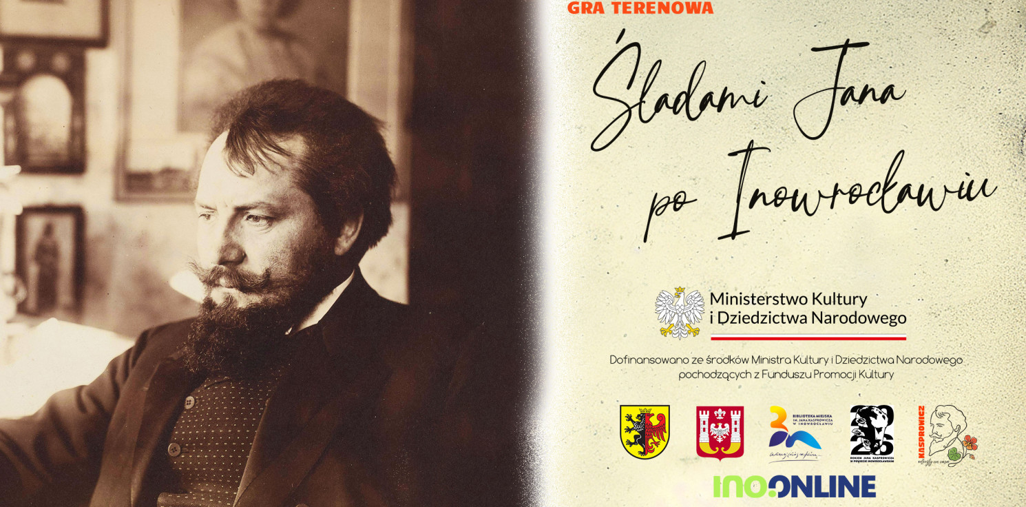 Inowrocław - Śladami Jana Kasprowicza po Inowrocławiu. Biblioteka zaprasza do gry terenowej