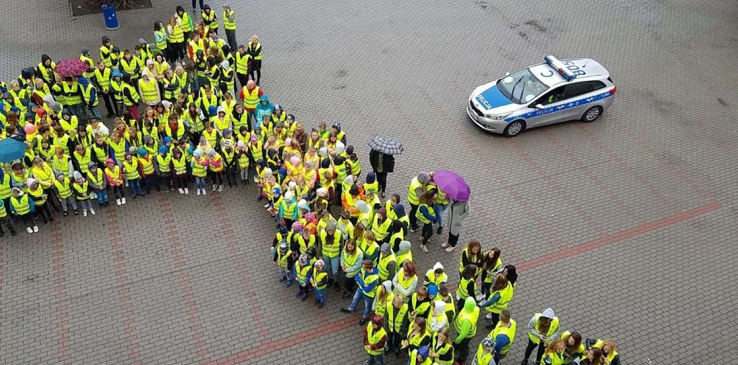Inowrocław - Odblaskowy dzień w inowrocławskiej podstawówce