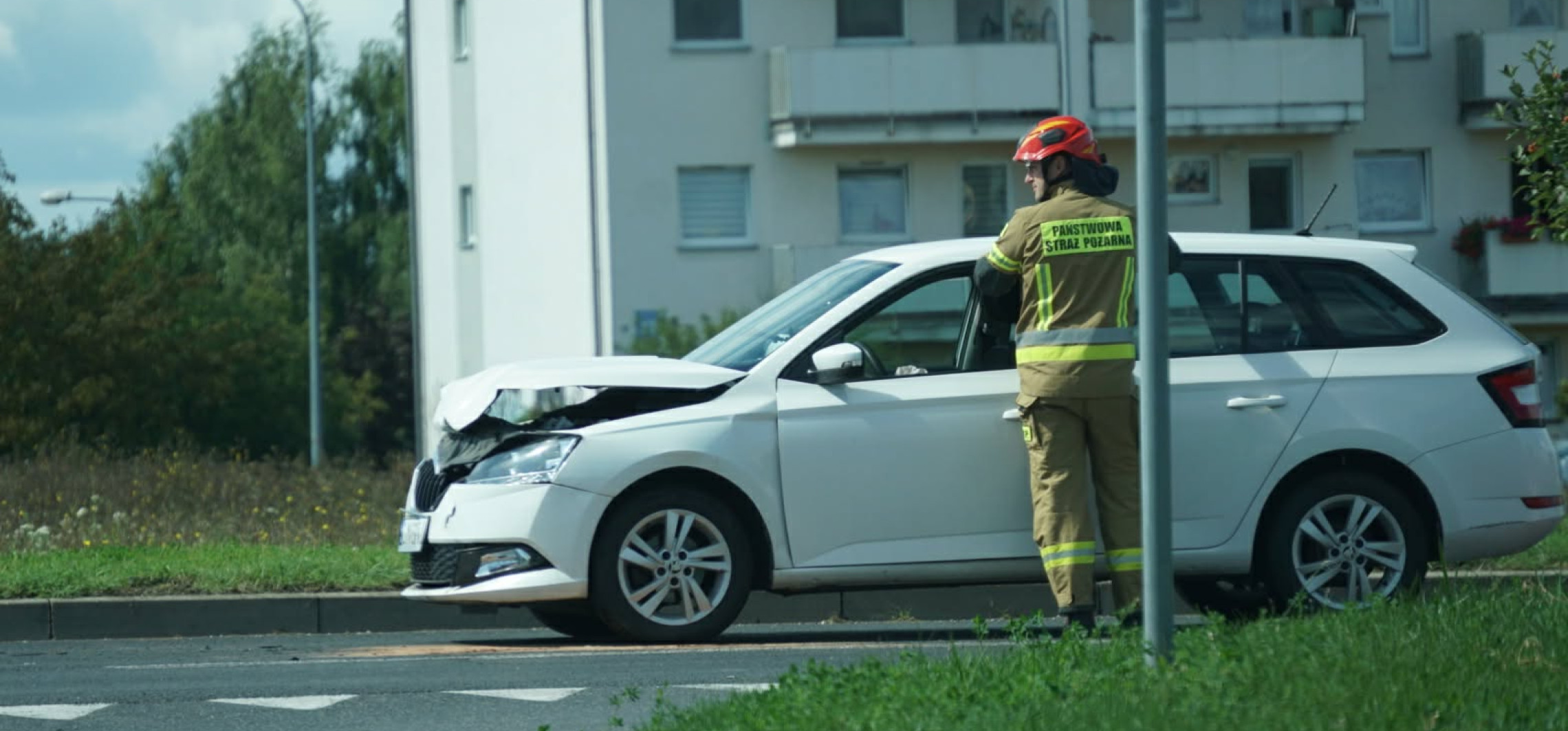 Kolejne zderzenie aut na osiedlu Rąbin