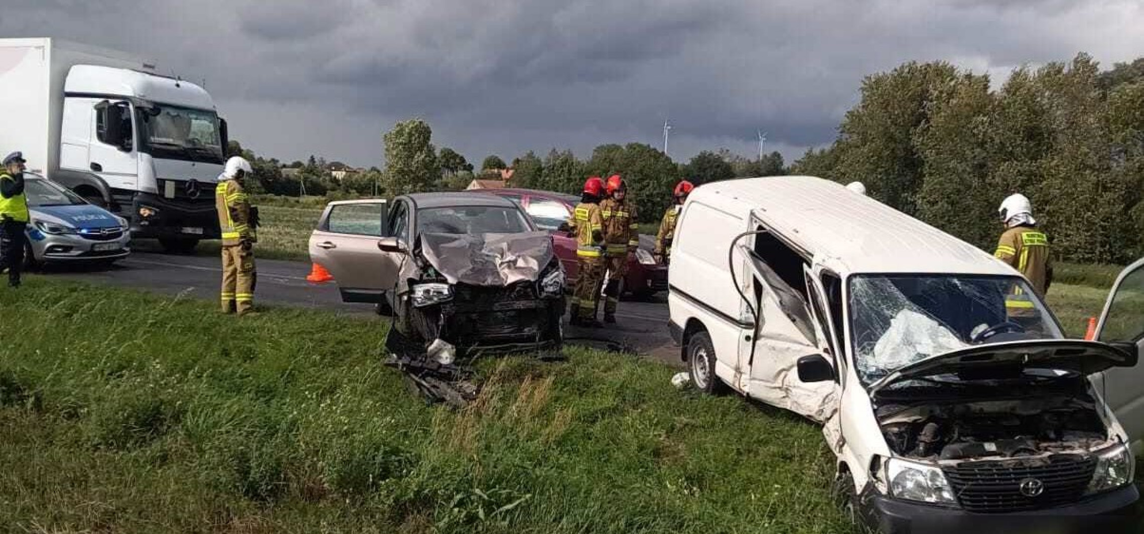 Wypadek w regionie. Jedna osoba trafiła do szpitala