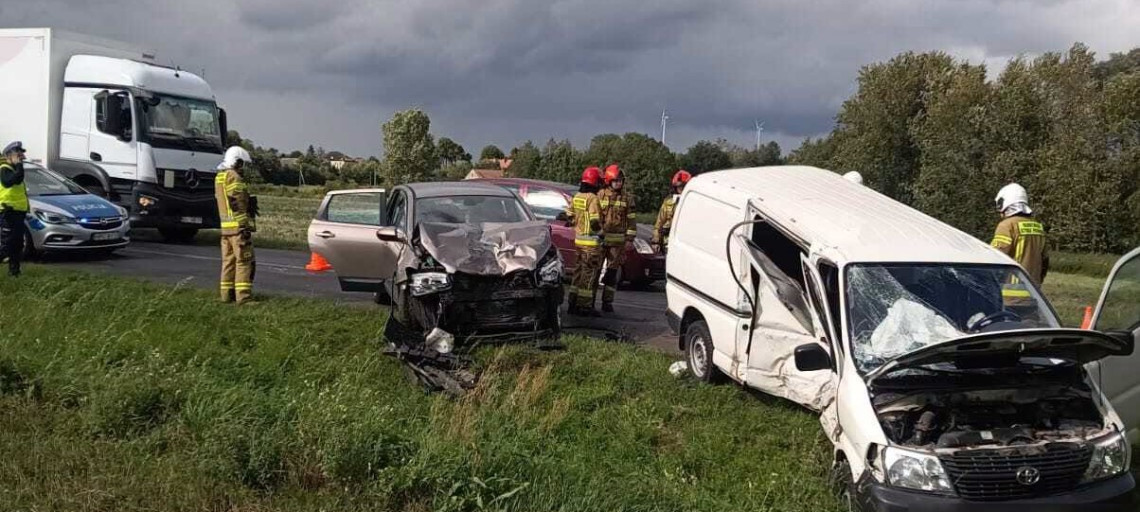 Wypadek w regionie. Jedna osoba trafiła do szpitala