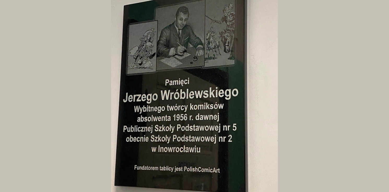 Inowrocław - Chodził do tej szkoły. W Inowrocławiu upamiętnią mistrza polskiego komiksu