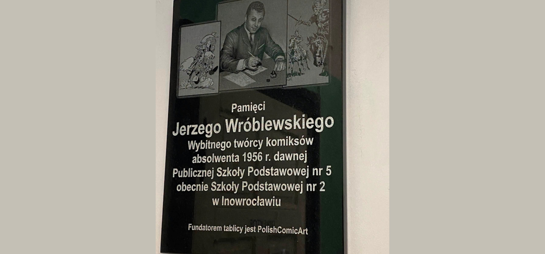 Chodził do tej szkoły. W Inowrocławiu upamiętnią mistrza polskiego komiksu