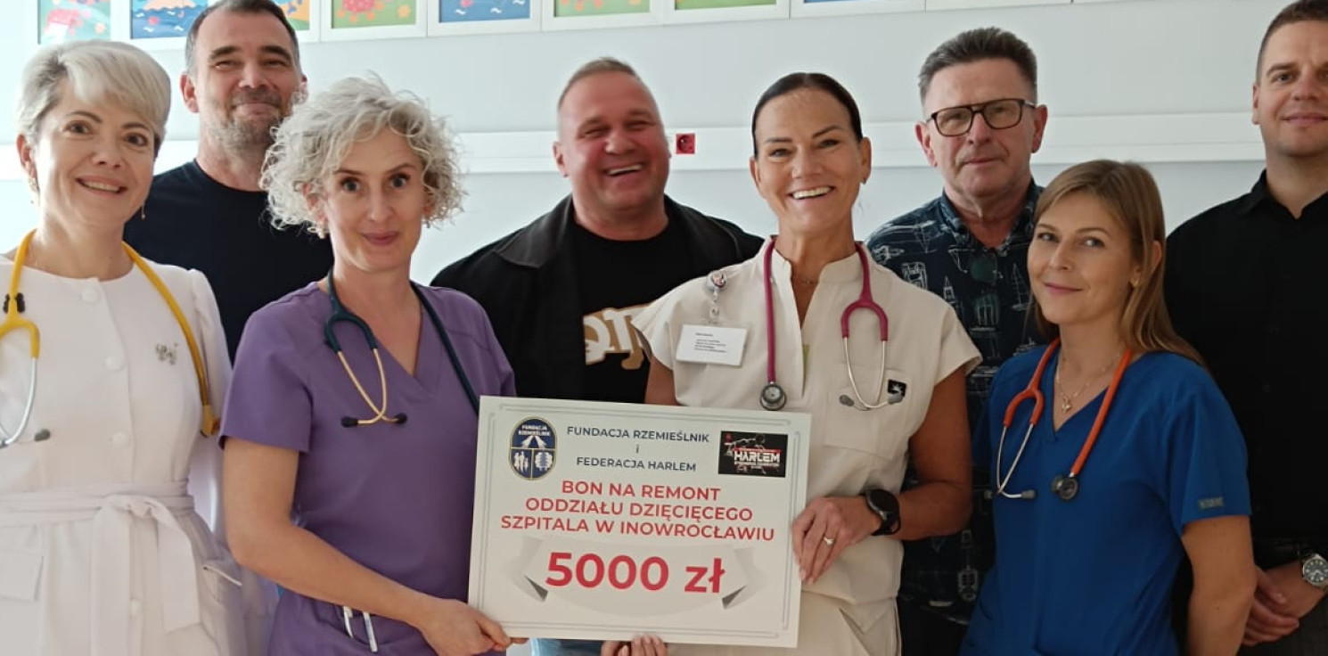 Inowrocław - 5 tysięcy złotych dla oddziału dziecięcego. Pieniądze zebrano podczas jednej imprezy