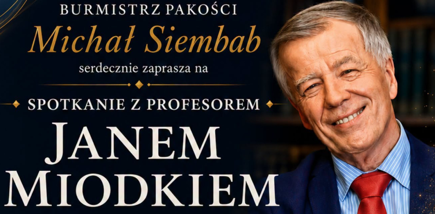 Pakość.online - Ojczyzna polszczyzna w Pakości. Dziś spotkanie z prof. Janem Miodkiem