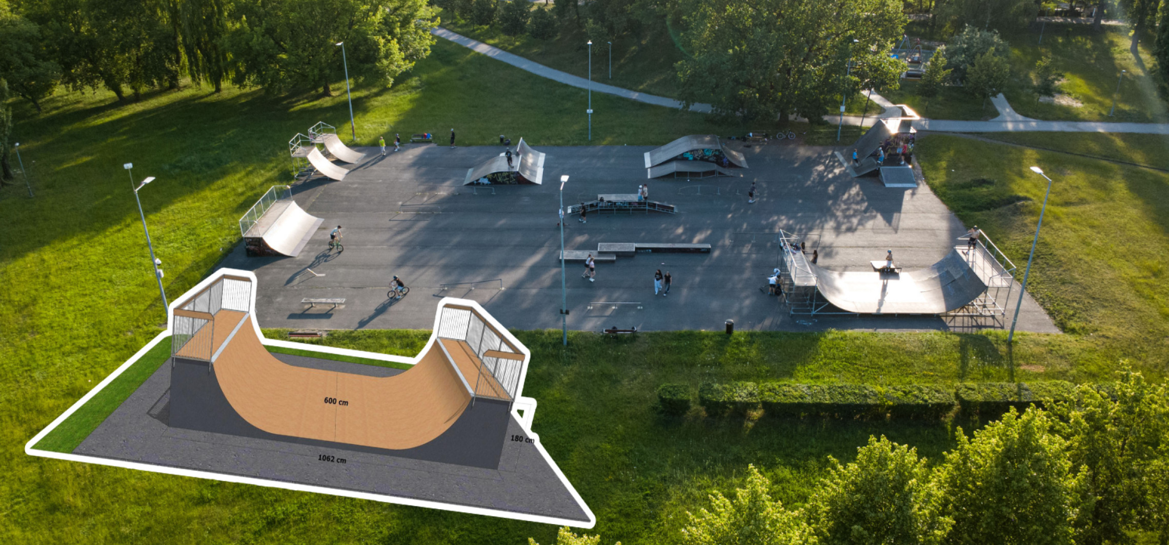 Na nową atrakcję na skate parku jeszcze poczekamy