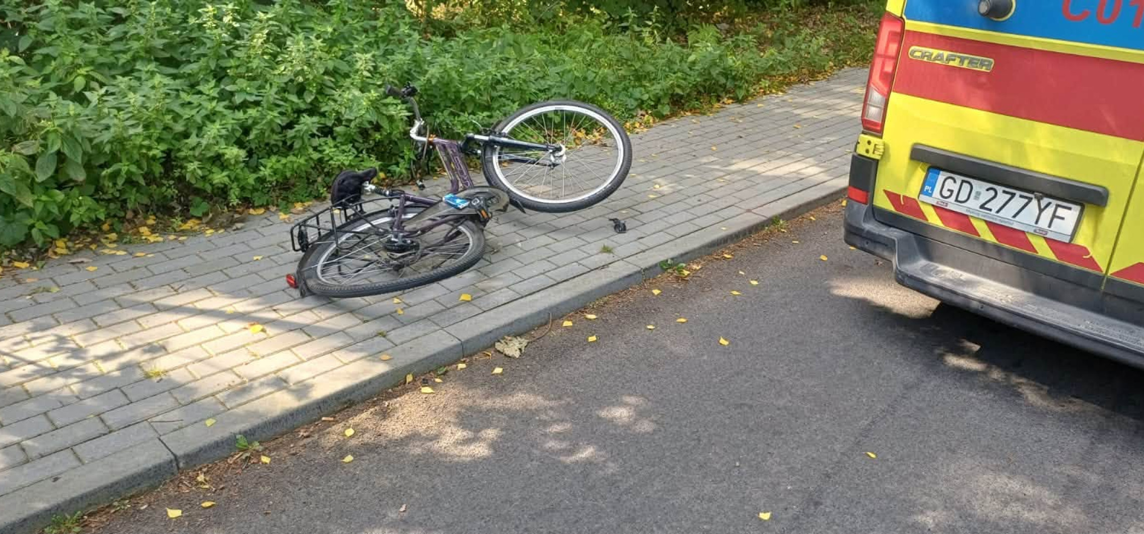 Rowerzystka potrącona w Przyjezierzu trafiła do szpitala