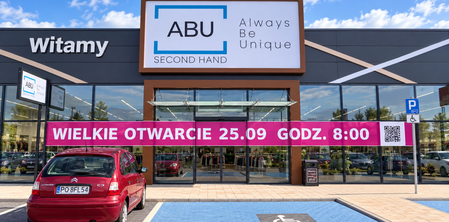 Inowrocław - Dla pierwszych 200 klientów - kasa na zakupy! 25 września wielkie otwarcie ABU w Inowrocławiu. 