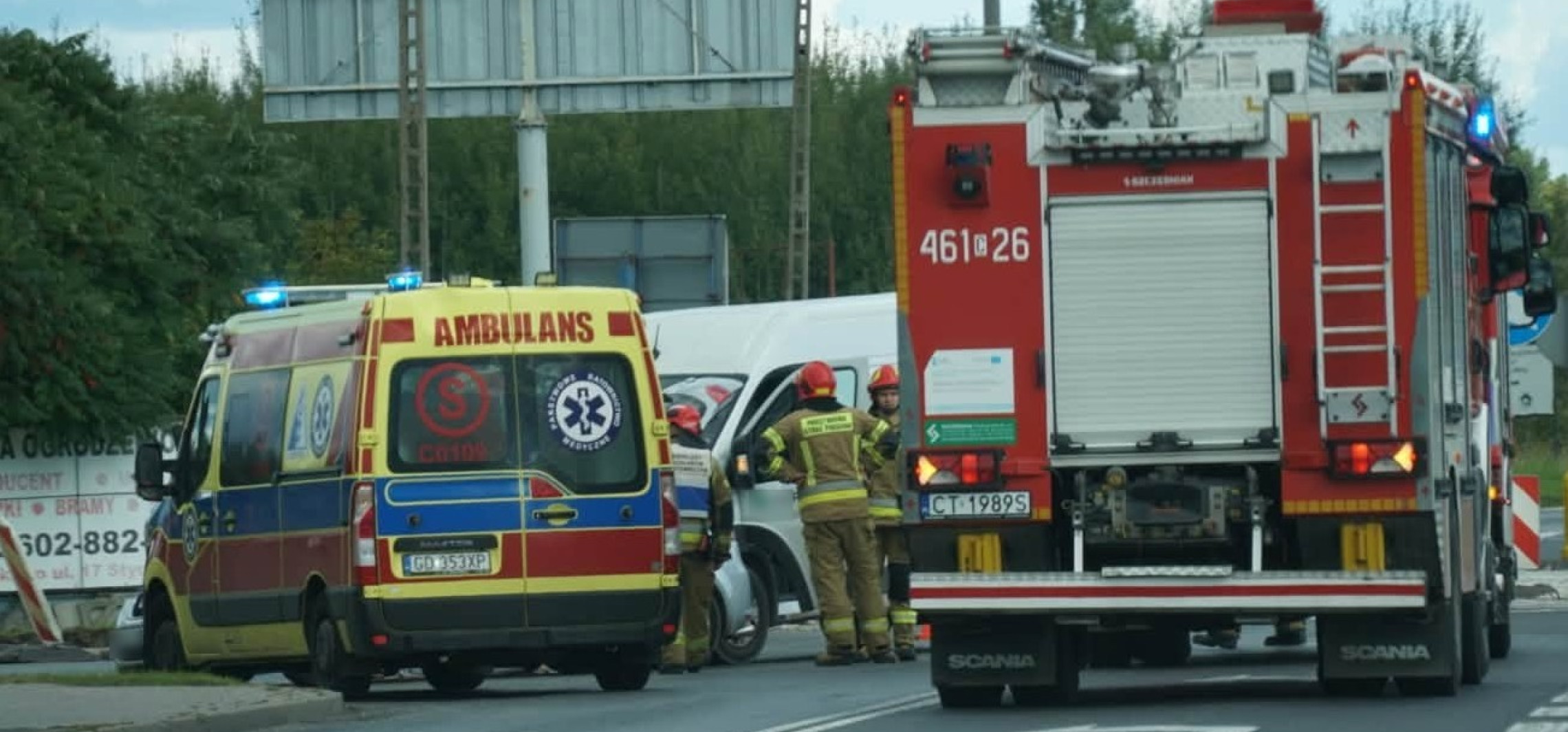 Zderzenie na ruchliwym skrzyżowaniu w Inowrocławiu