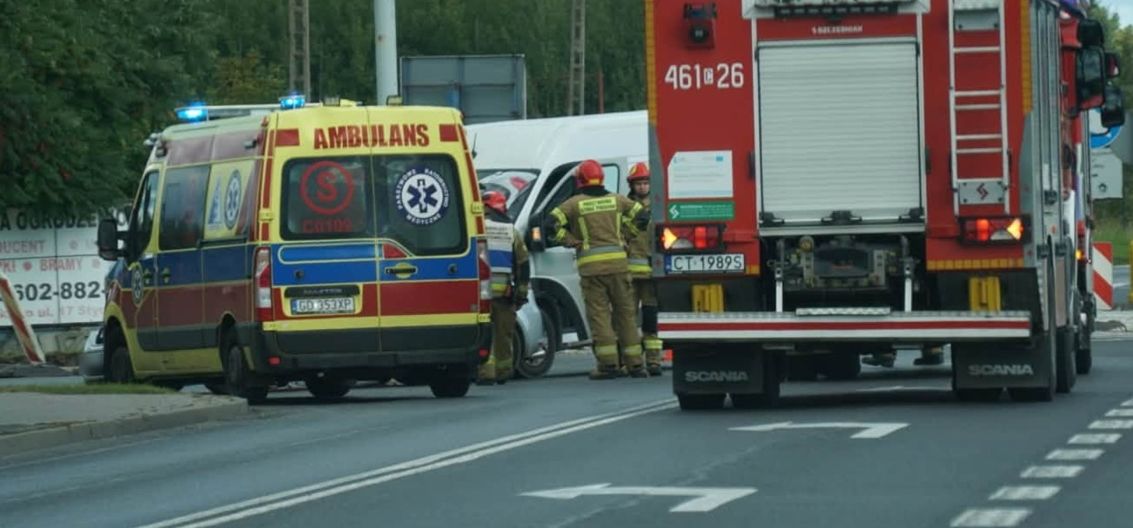 Zderzenie na ruchliwym skrzyżowaniu w Inowrocławiu