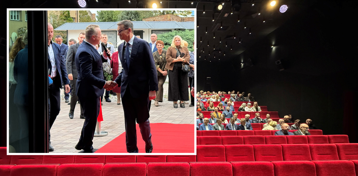 Kruszwica.online - W Kruszwicy znów działa kino. Na otwarciu były premier Polski