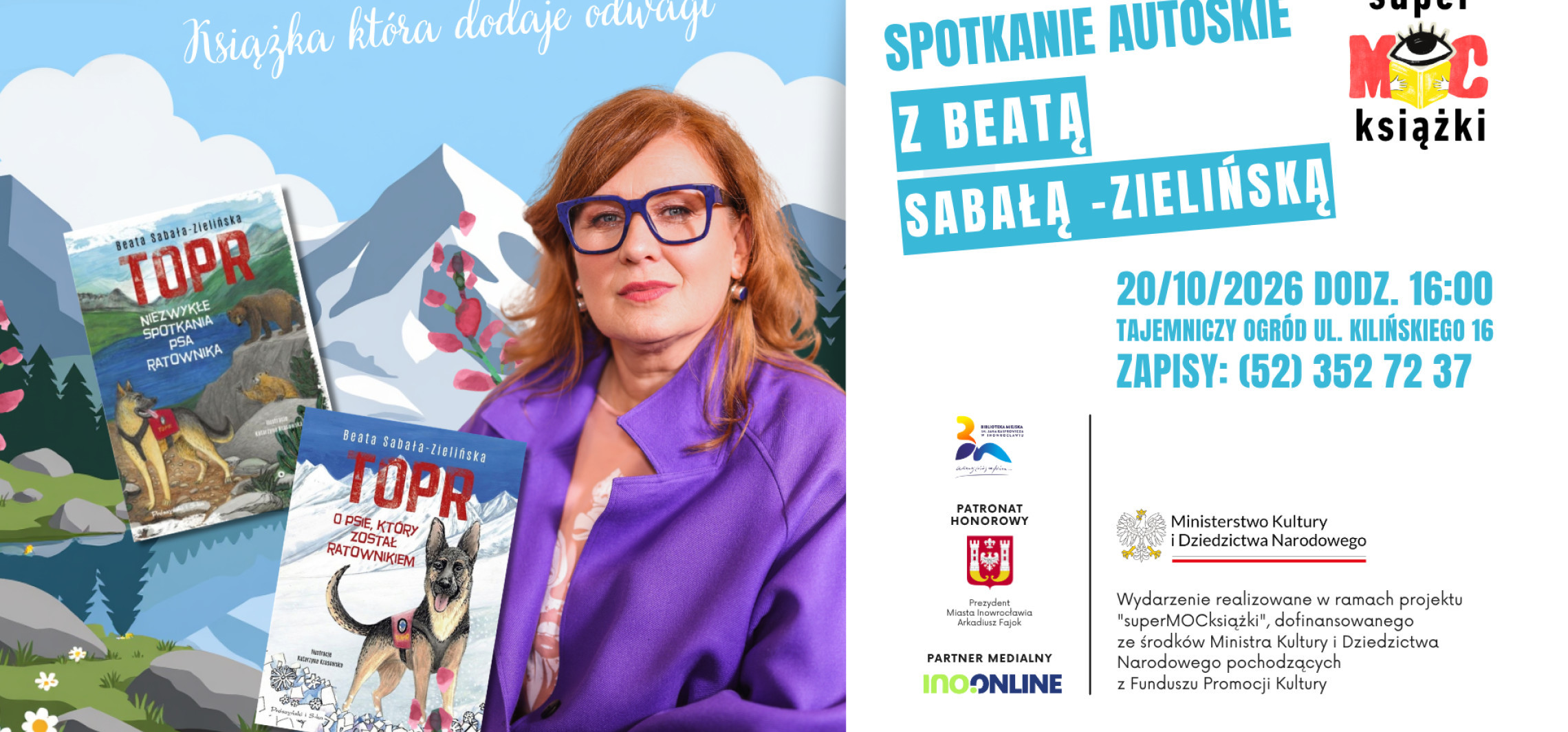 Książka, która dodaje odwagi - spotkanie z Beatą Sabałą-Zielińską