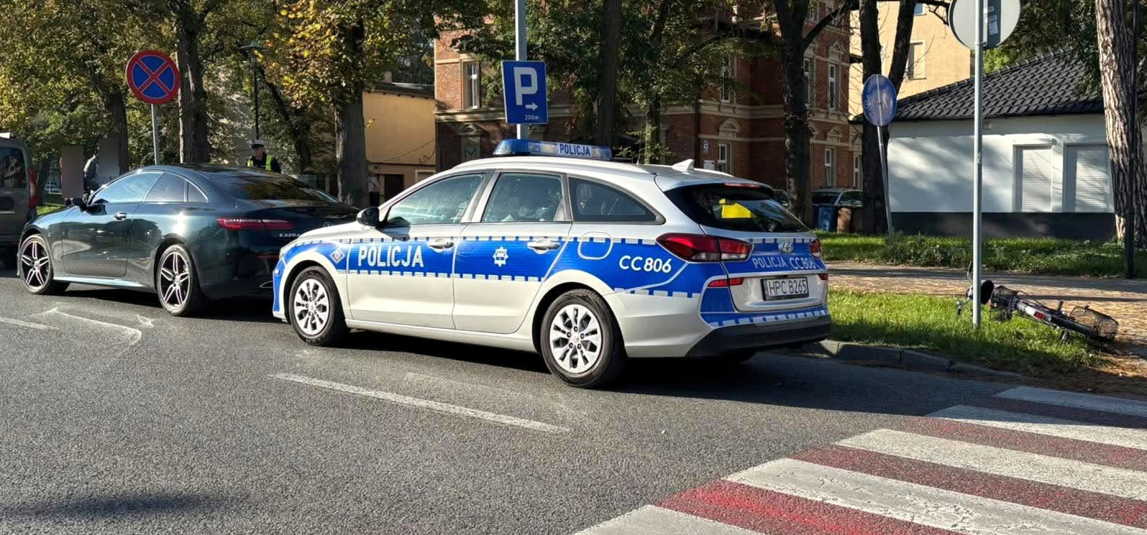Potrącenie na pasach. Pieszy w szpitalu
