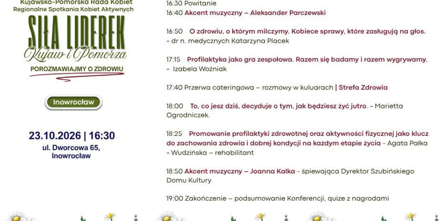 Inowrocław - O zdrowiu kobiet. Spotkanie liderek w Inowrocławiu