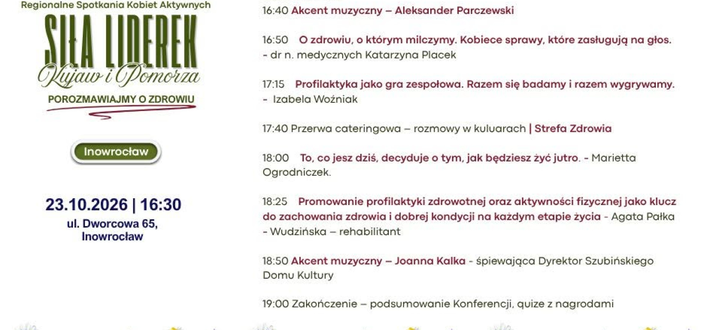 O zdrowiu kobiet. Spotkanie liderek w Inowrocławiu