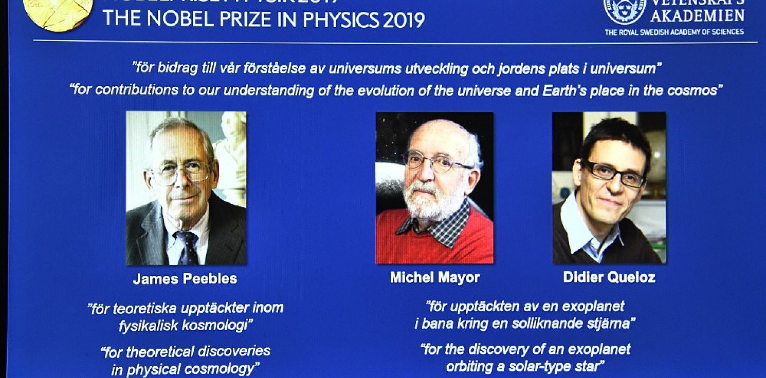 Świat - Fizyczny Nobel 2019 za poznanie Wszechświata i egzoplanet