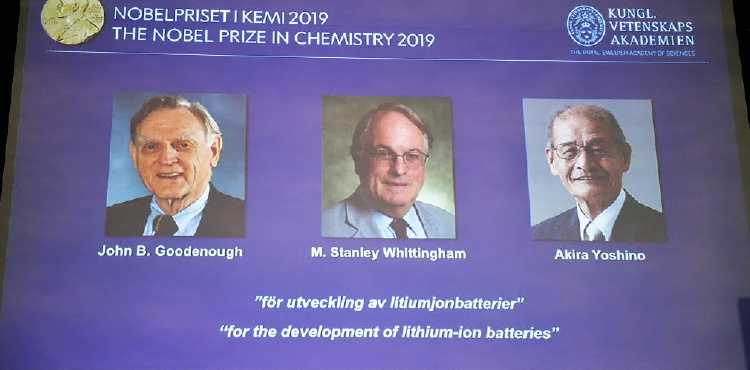 Świat - Nobel 2019 z chemii za akumulatory litowo-jonowe