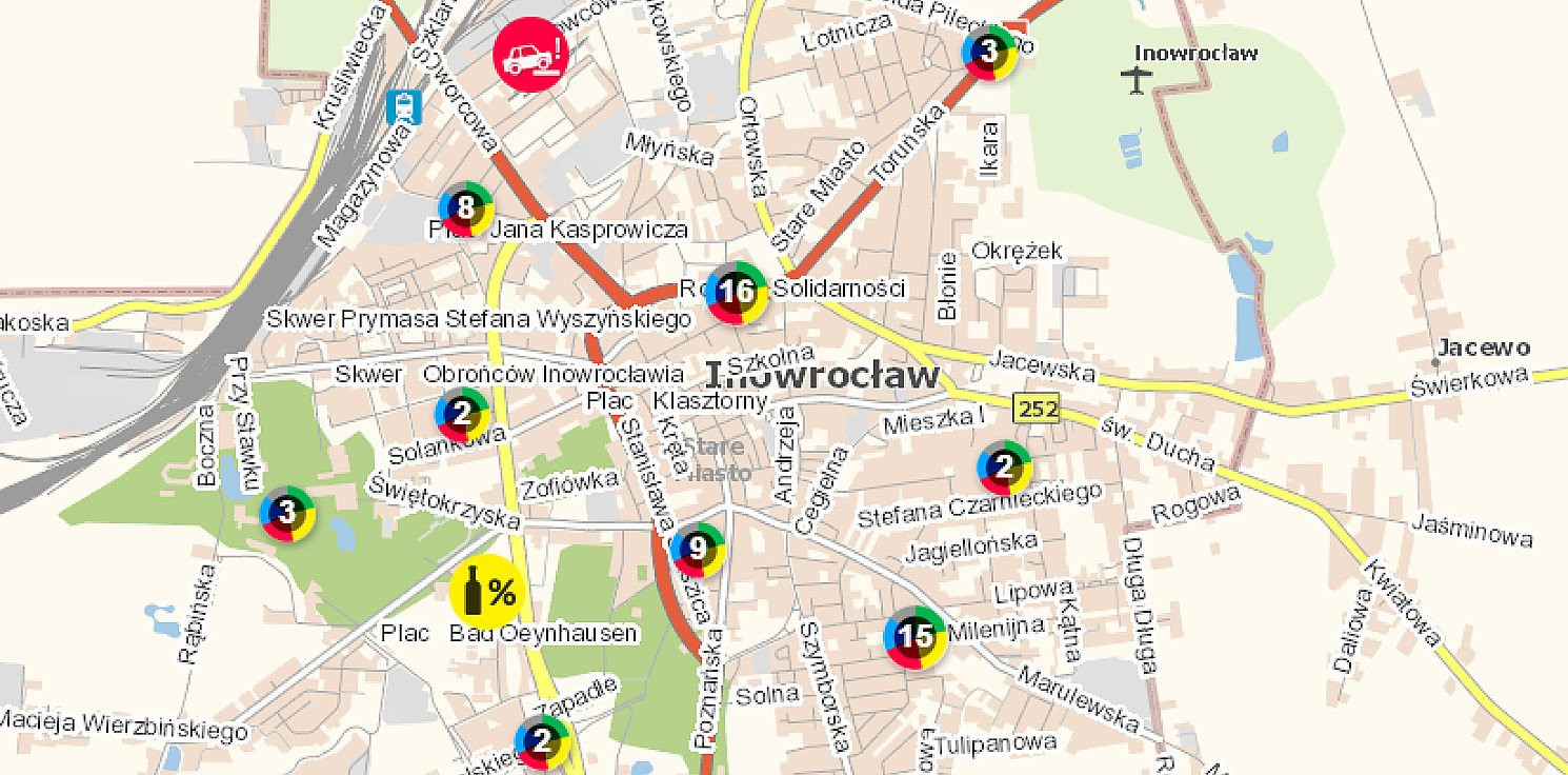 Inowrocław - Wskazał policji złe oznakowanie ulicy. Skutecznie