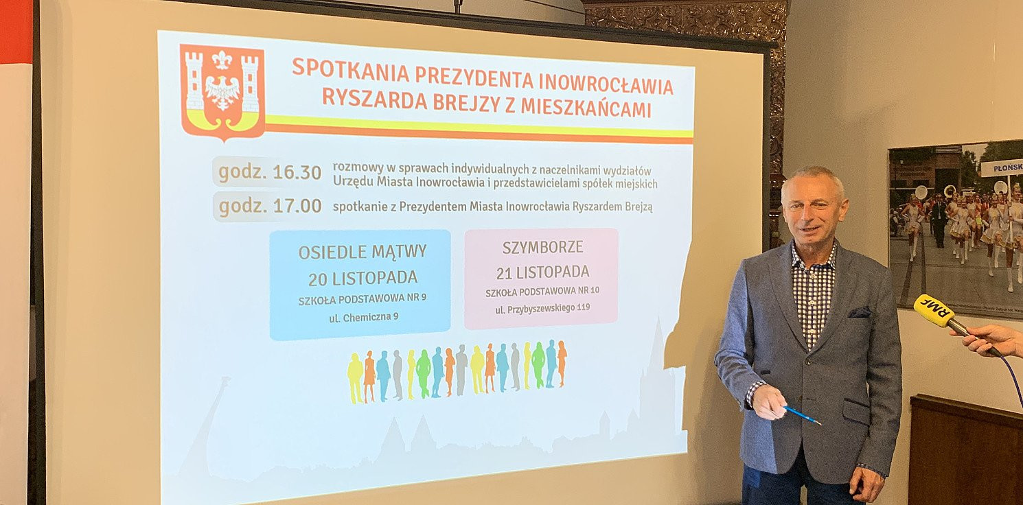 Inowrocław - Spotkania z prezydentem w Mątwach i Szymborzu