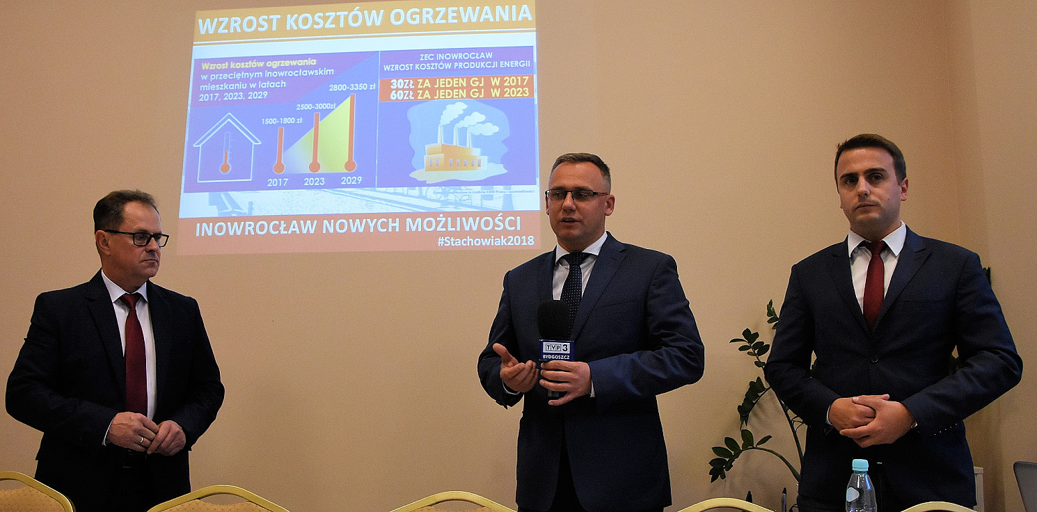 Inowrocław - Stachowiak: grożą nam podwyżki za ciepło